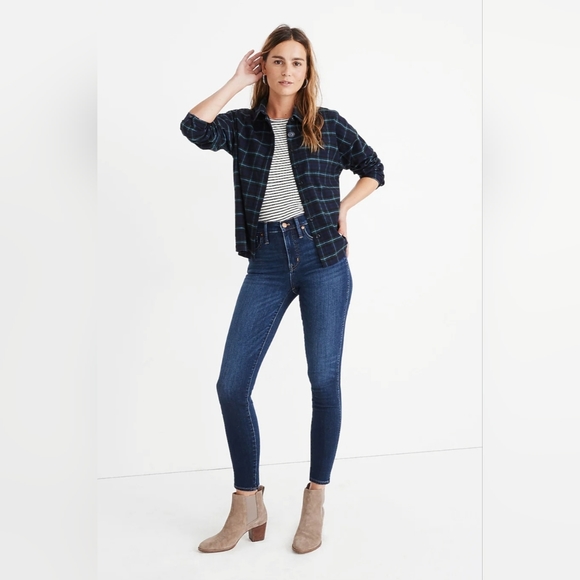 Like NEW Madewell 10" high-rise skinny jeans, 24 - Picture 9 of 11